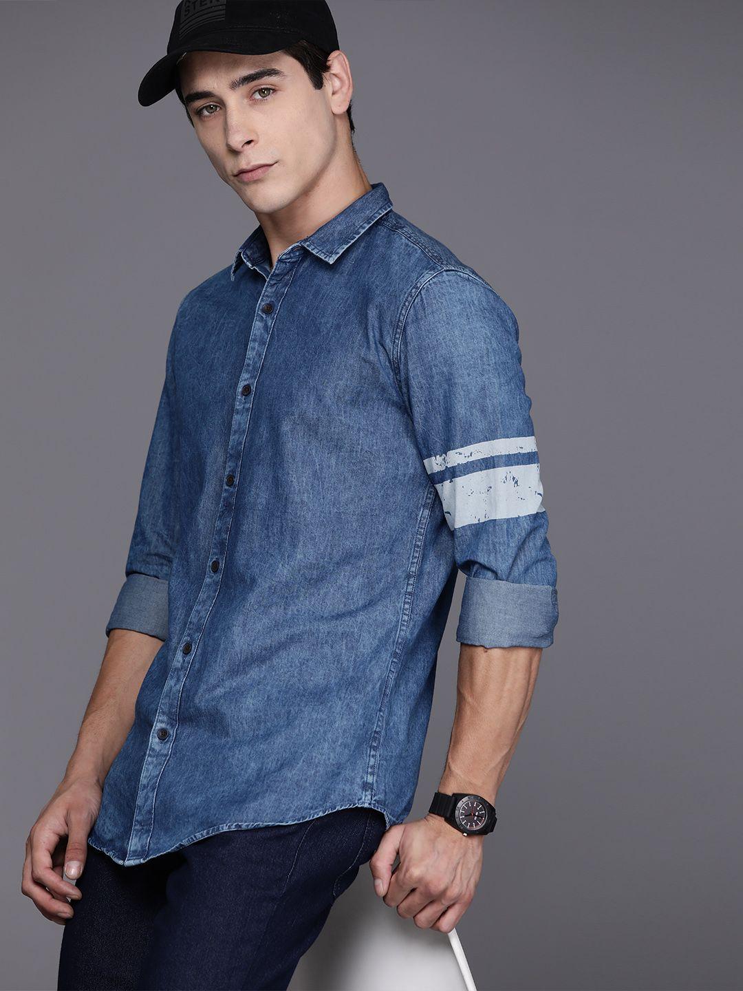 ducati pure cotton denim shirt