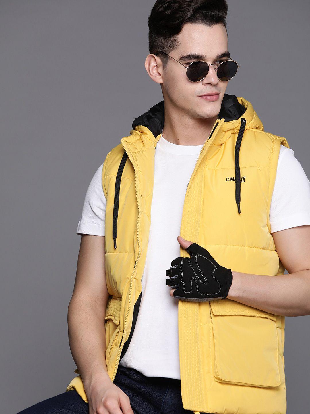 ducati scrambler padded hooded sleeveless jacket