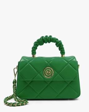 duchess r-ruched quilted leather bag