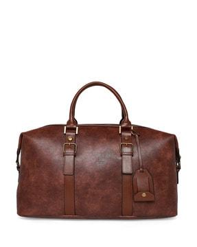 duffel bag with metal accent