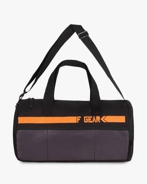 duffle bag with adjustable shoulder strap