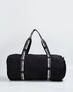 duffle bag with adjustable shoulder strap