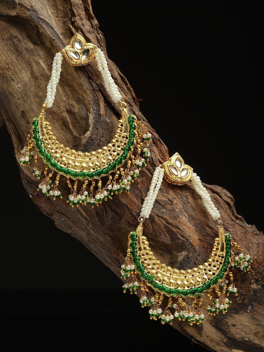 dugristyle contemporary chandbalis earrings