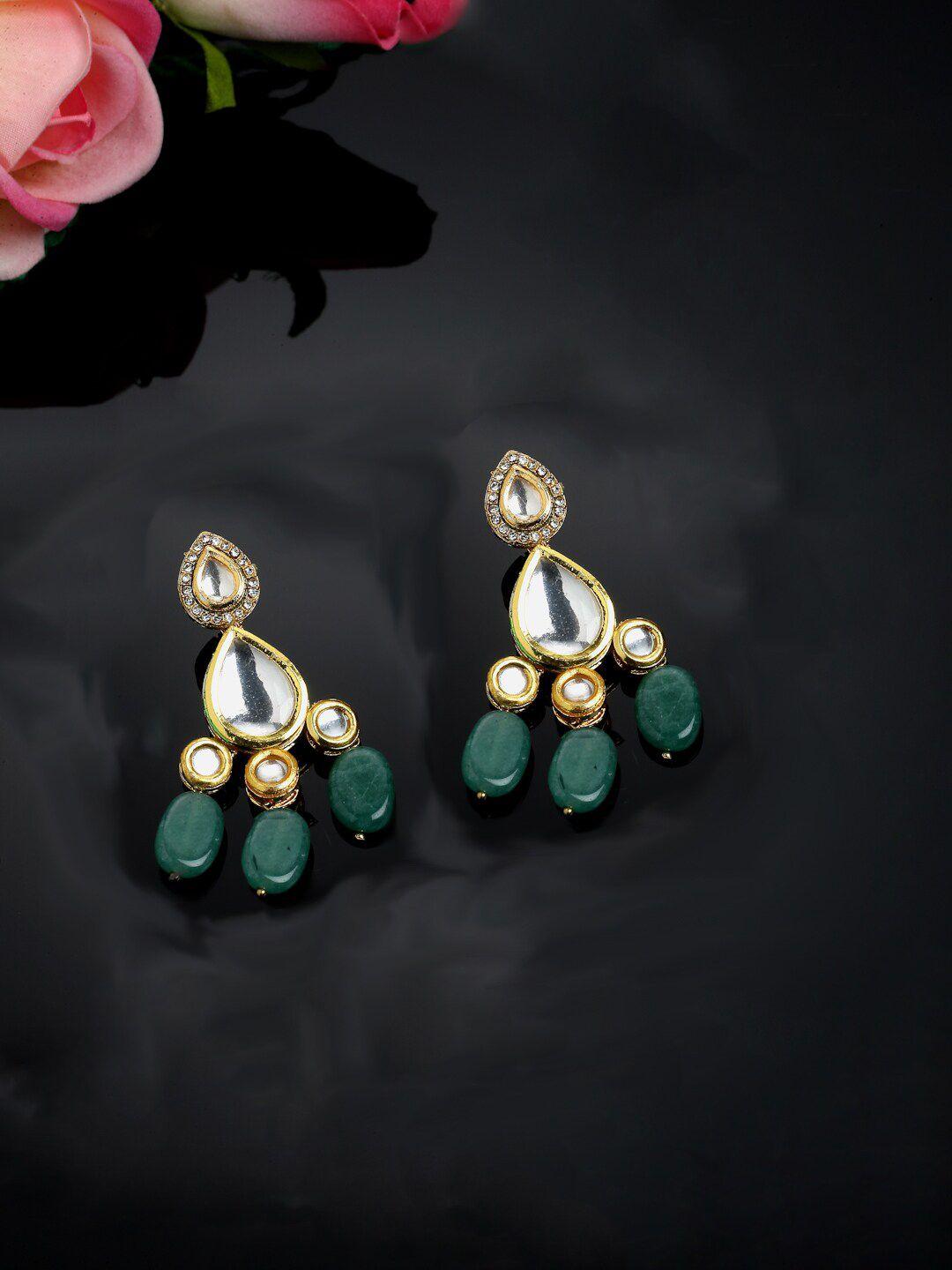 dugristyle gold-plated contemporary jhumkas earrings