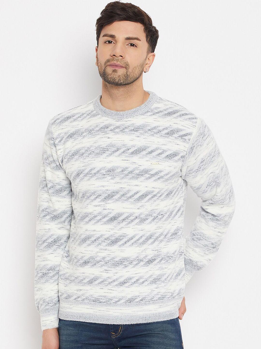 duke abstract printed acrylic pullover
