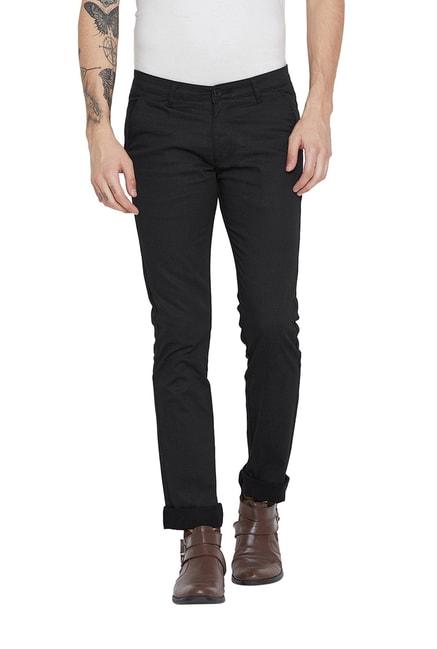 duke-black-cotton-printed-trousers