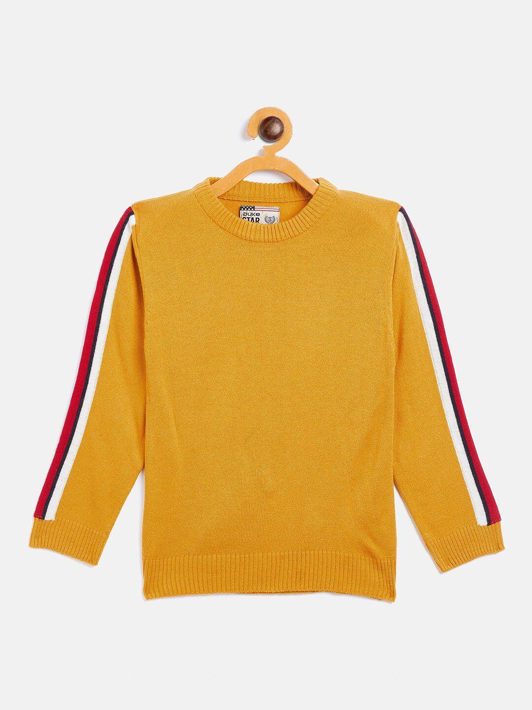 duke boys yellow & red pullover sweater