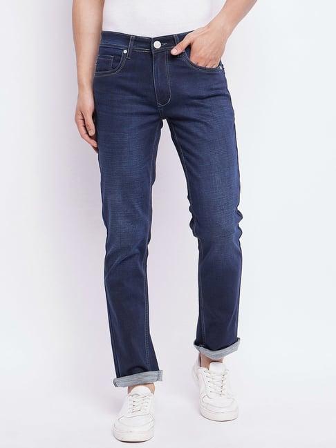 duke dark blue comfort fit jeans