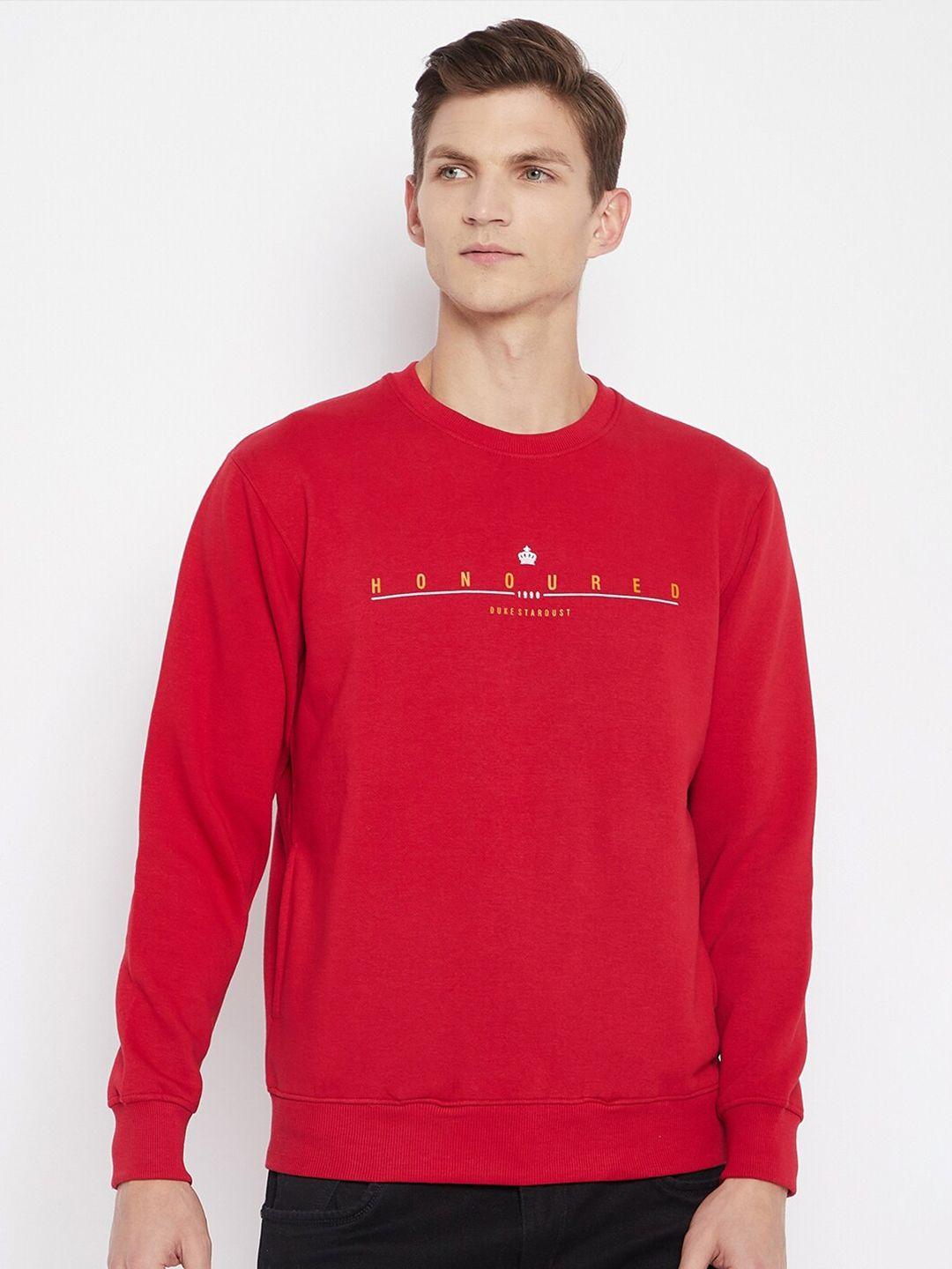 duke-men-red-typography-printed-sweatshirt