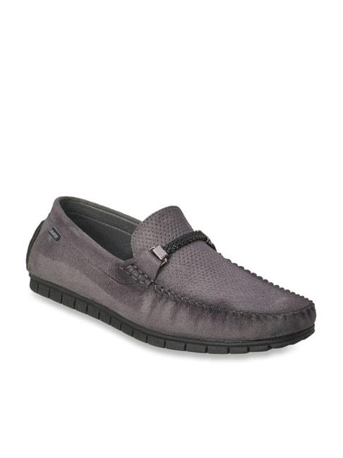 duke men's grey casual loafers