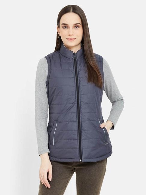 duke navy quilted jacket