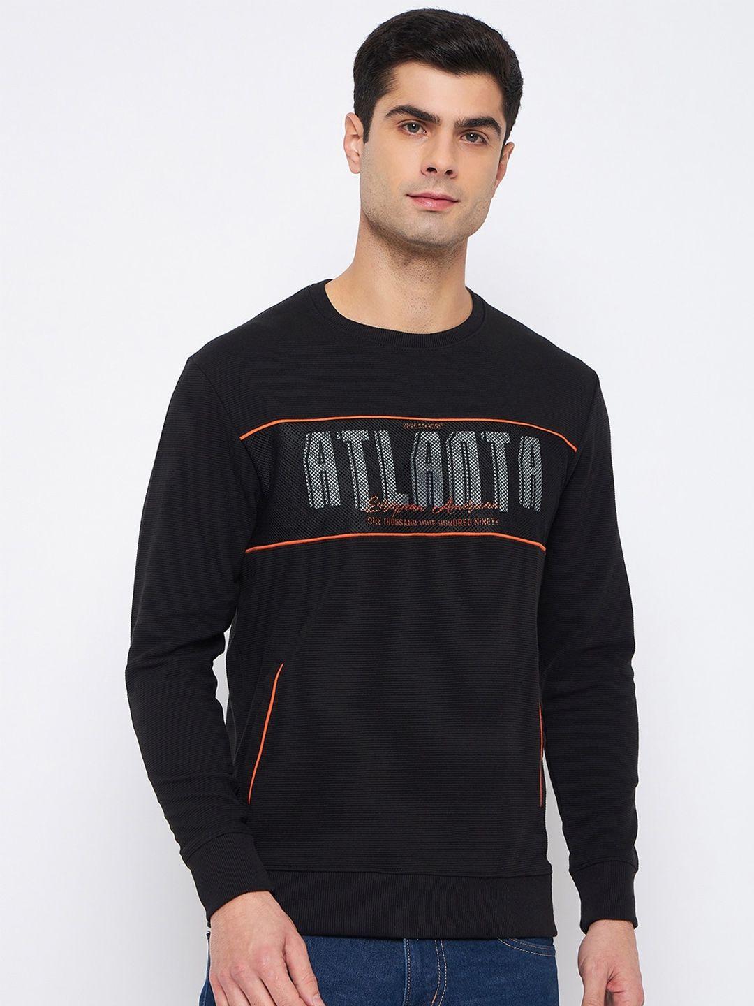 duke alphanumeric printed cotton pullover sweatshirt