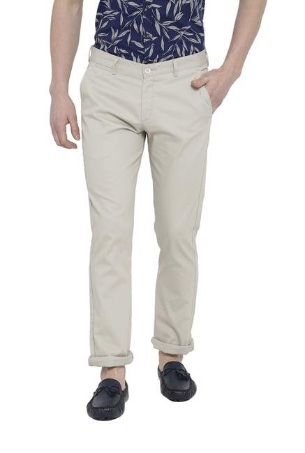 duke beige mid rise chinos