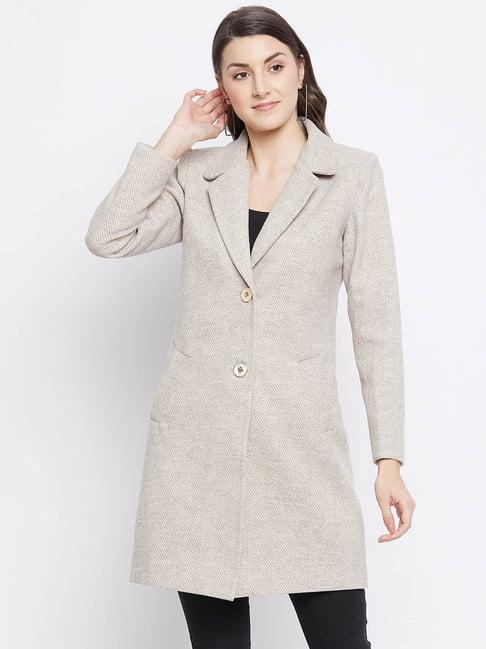 duke beige regular fit coat