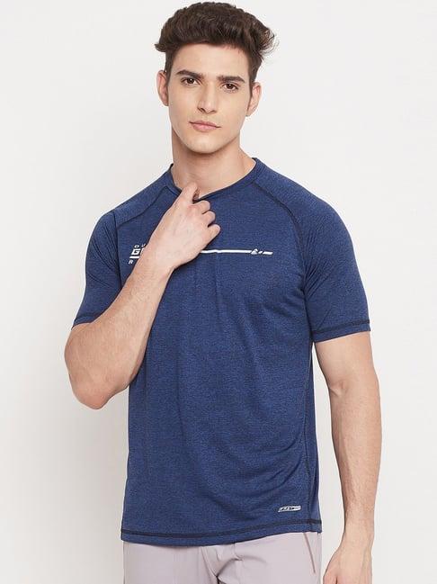 duke blue regular fit printed t-shirt