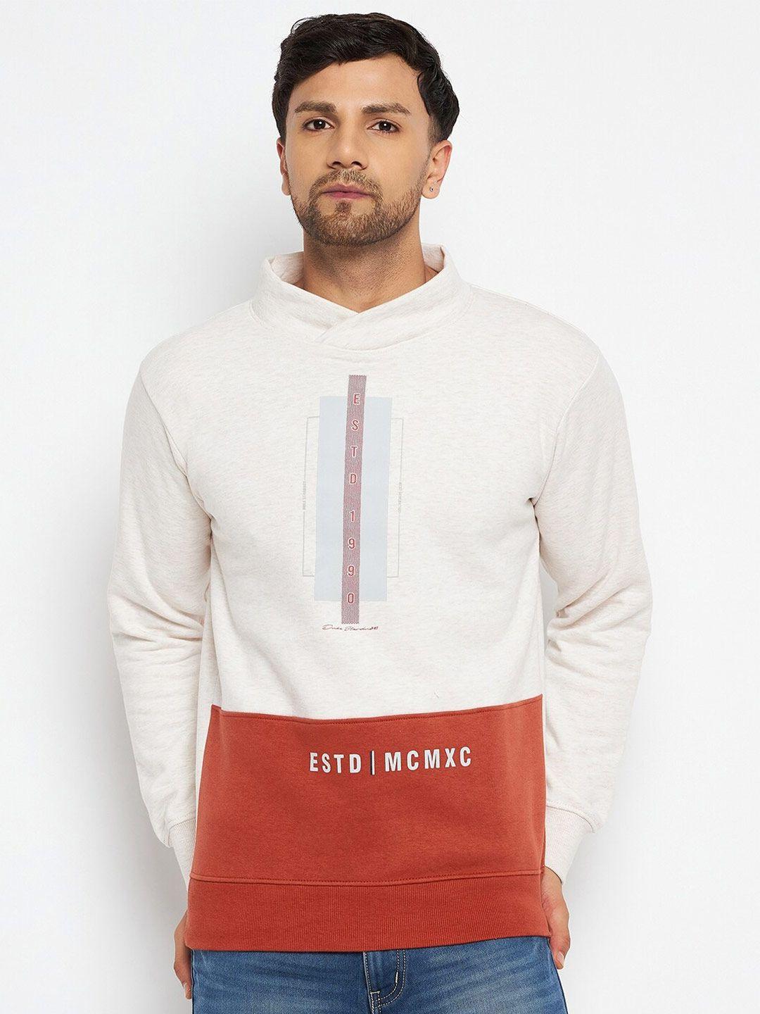 duke colourblocked high neck sweatshirt