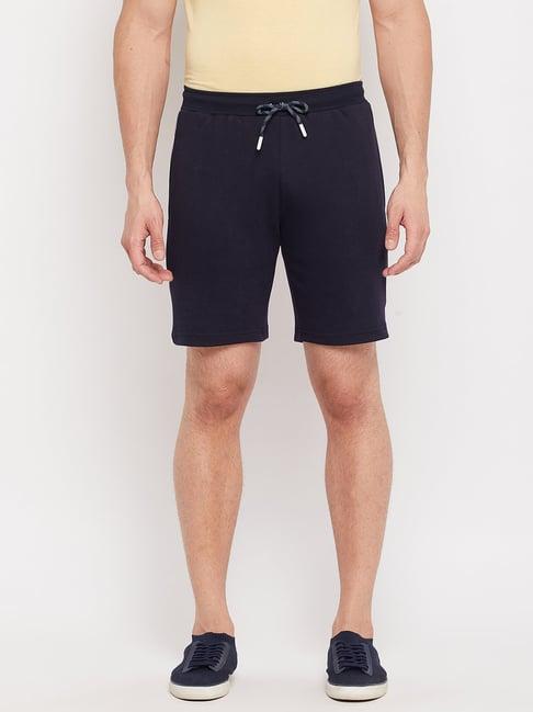 duke dark blue slim fit shorts