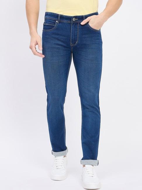 duke deep blue slim fit jeans