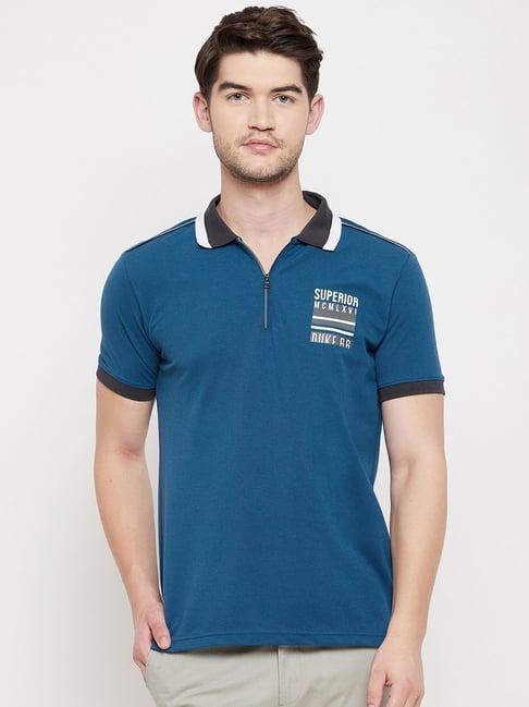 duke denim slim fit polo t-shirt