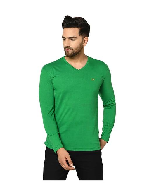 duke green textured t-shirt