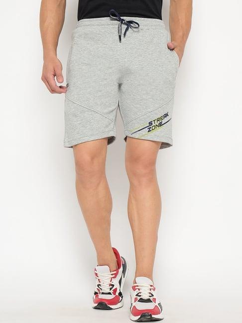 duke grey regular fit shorts