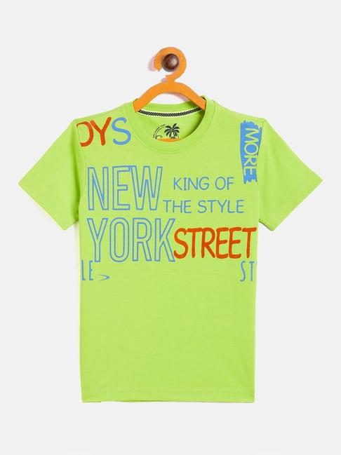 duke kids green printed t-shirt