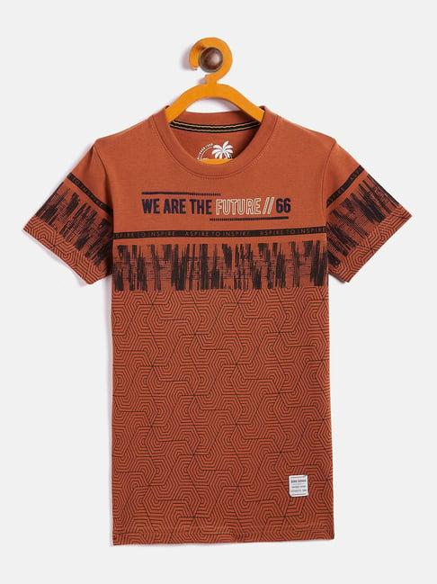 duke kids rust printed t-shirt