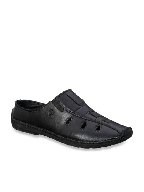 duke men's black casual sandals