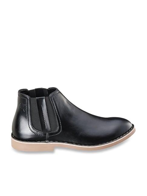 duke men's black chelsea boots