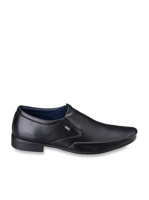 duke men's black formal loafers