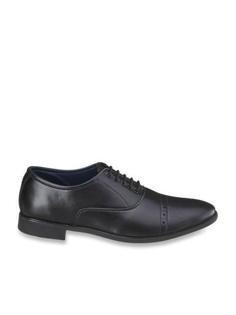 duke men's black oxford shoes