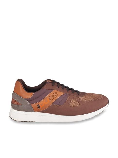 duke men's brown casual sneakers