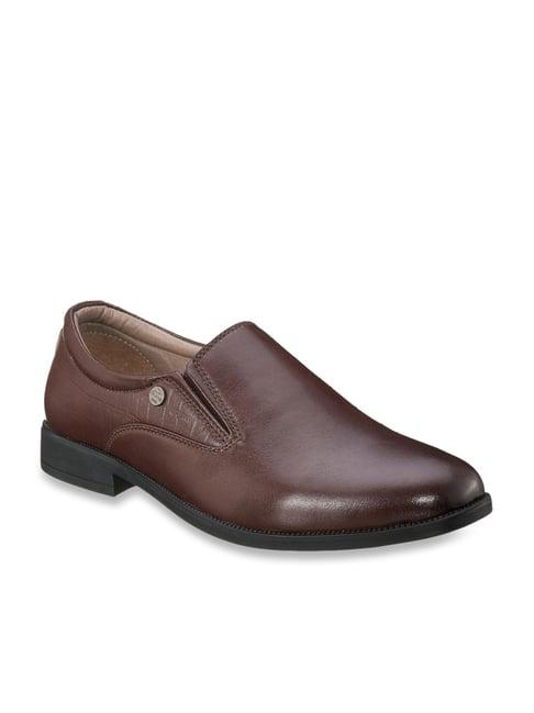 duke men's brown formal slip-ons