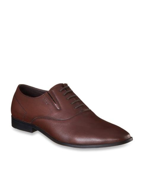 duke men's brown oxford shoes