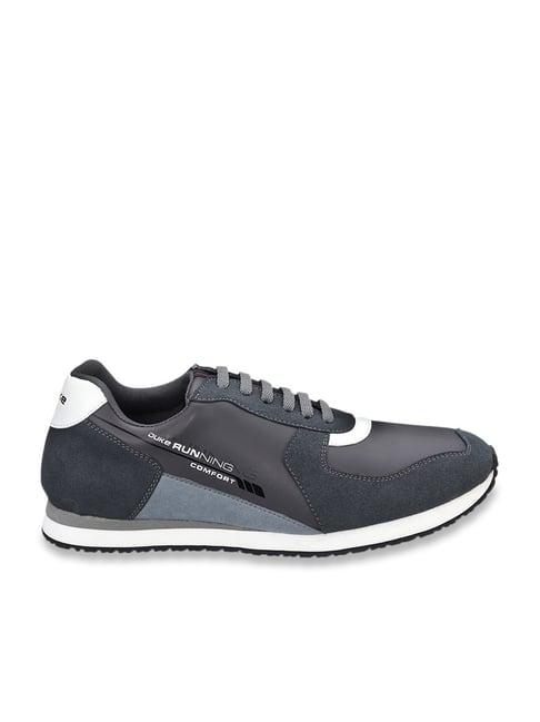 duke men's grey casual sneakers