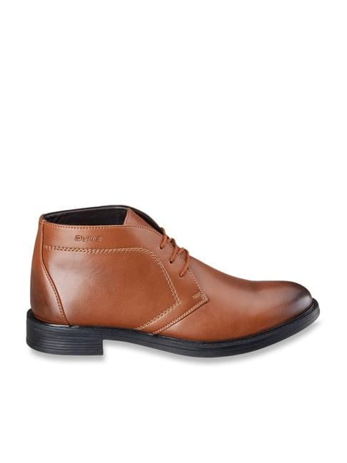 duke men's tan chukka boots