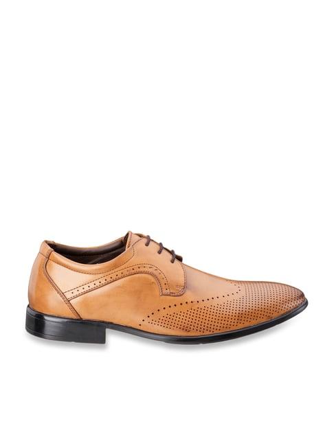 duke men's tan derby shoes