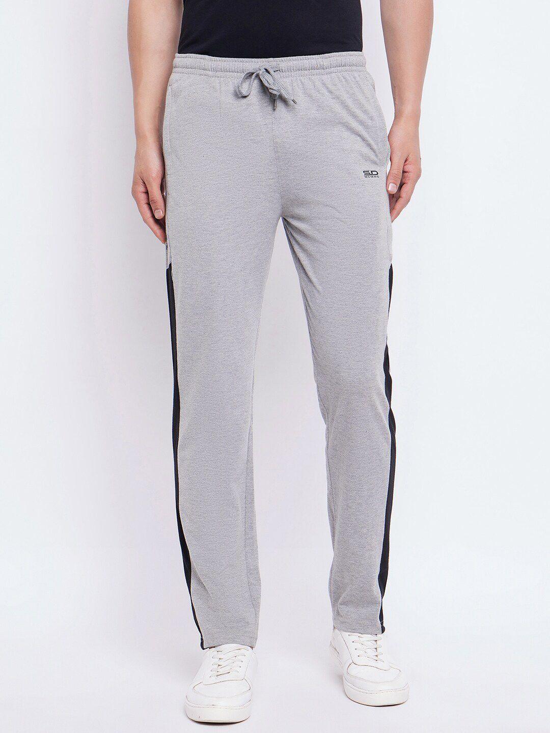 duke men cotton mid-rise track pant