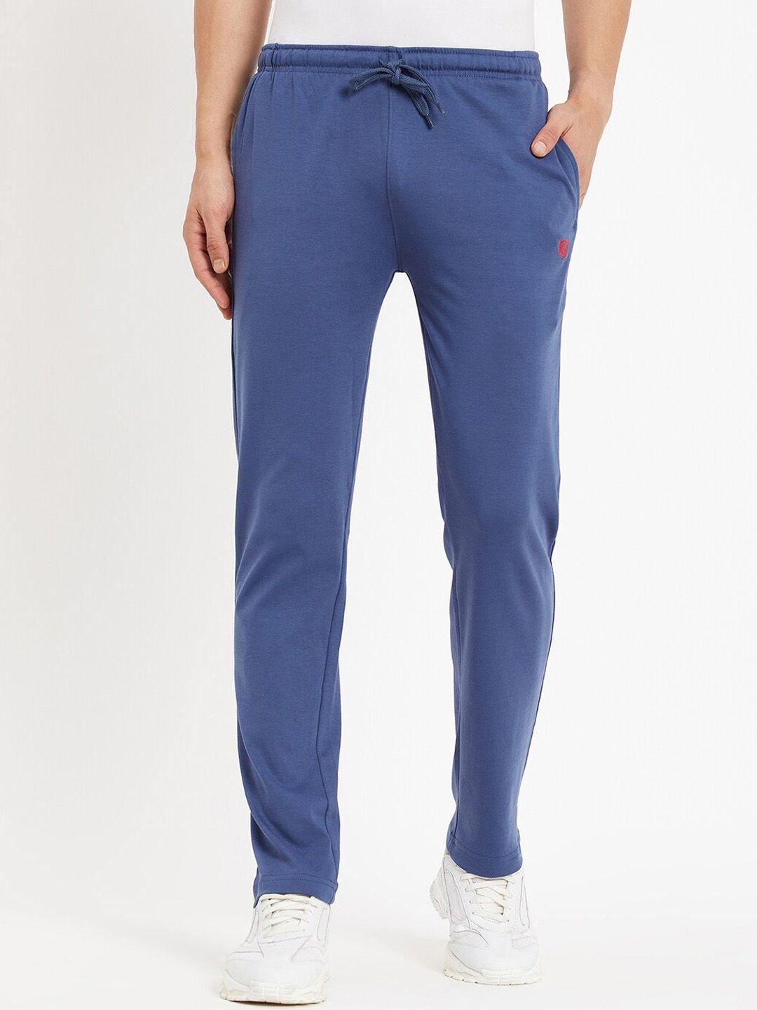 duke men cotton mid-rise track pants