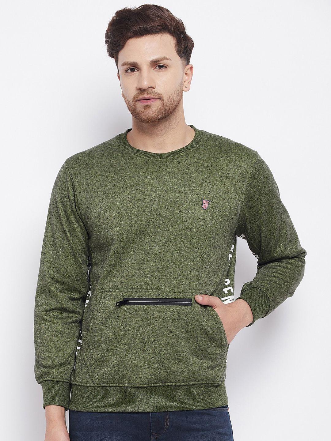 duke men green wool sweatshirt