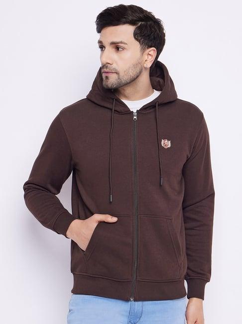 duke mocha regular fit hooded sweatshirt