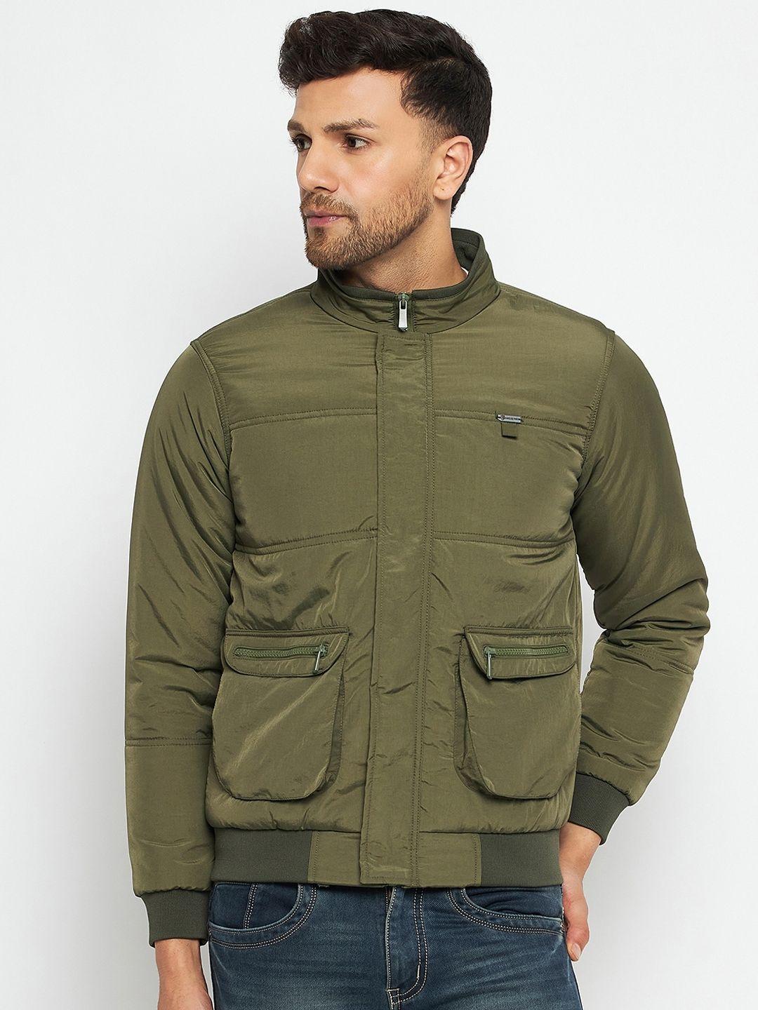 duke mock neck padded jacket