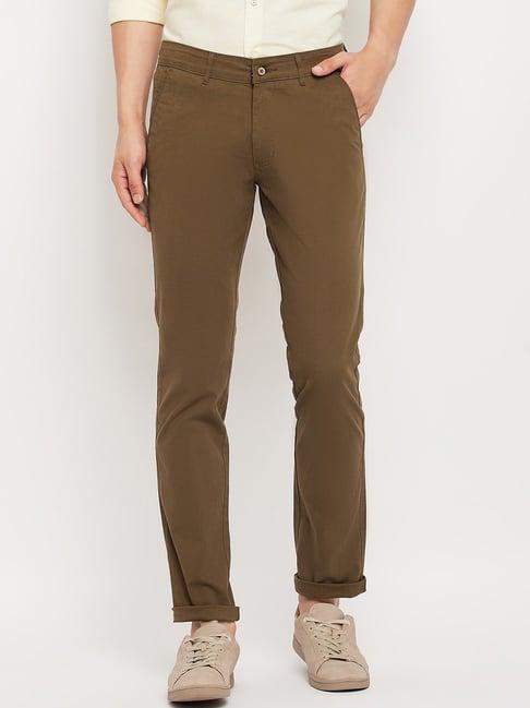 duke mouse cotton slim fit trousers