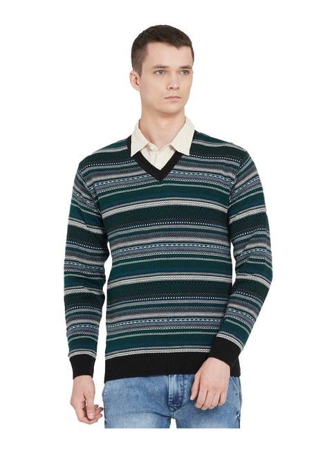 duke multicolor striped sweater