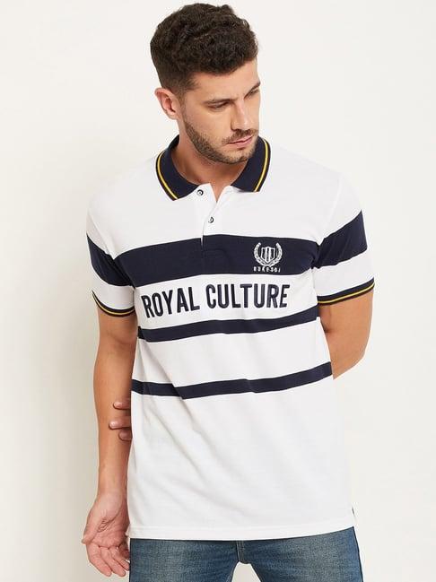 duke navy & white polo t-shirt