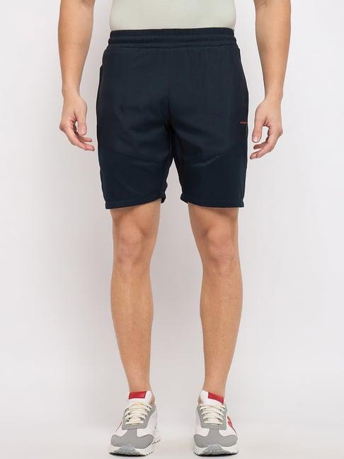 duke navy regular fit shorts