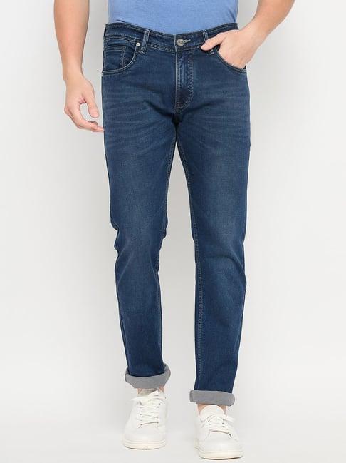 duke navy slim fit jeans