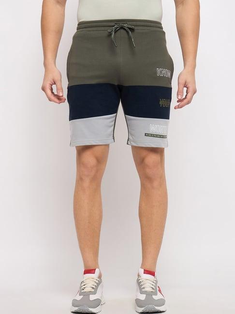 duke olive regular fit shorts