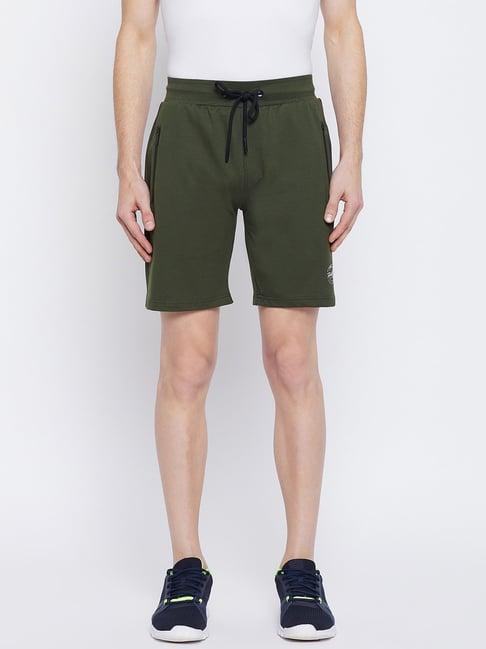 duke olive regular fit shorts
