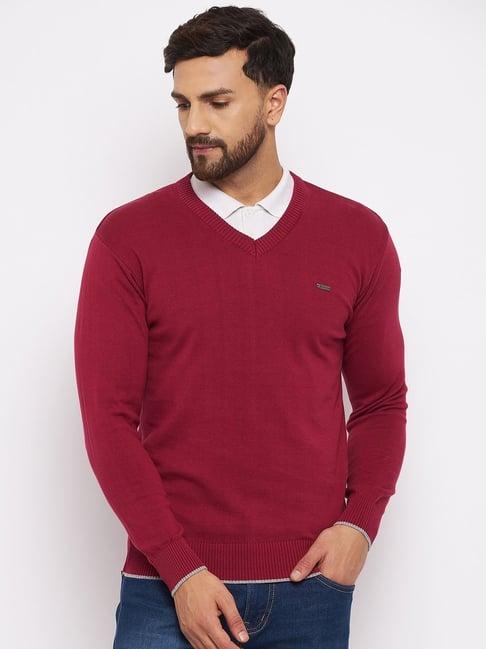 duke pink regular fit sweater